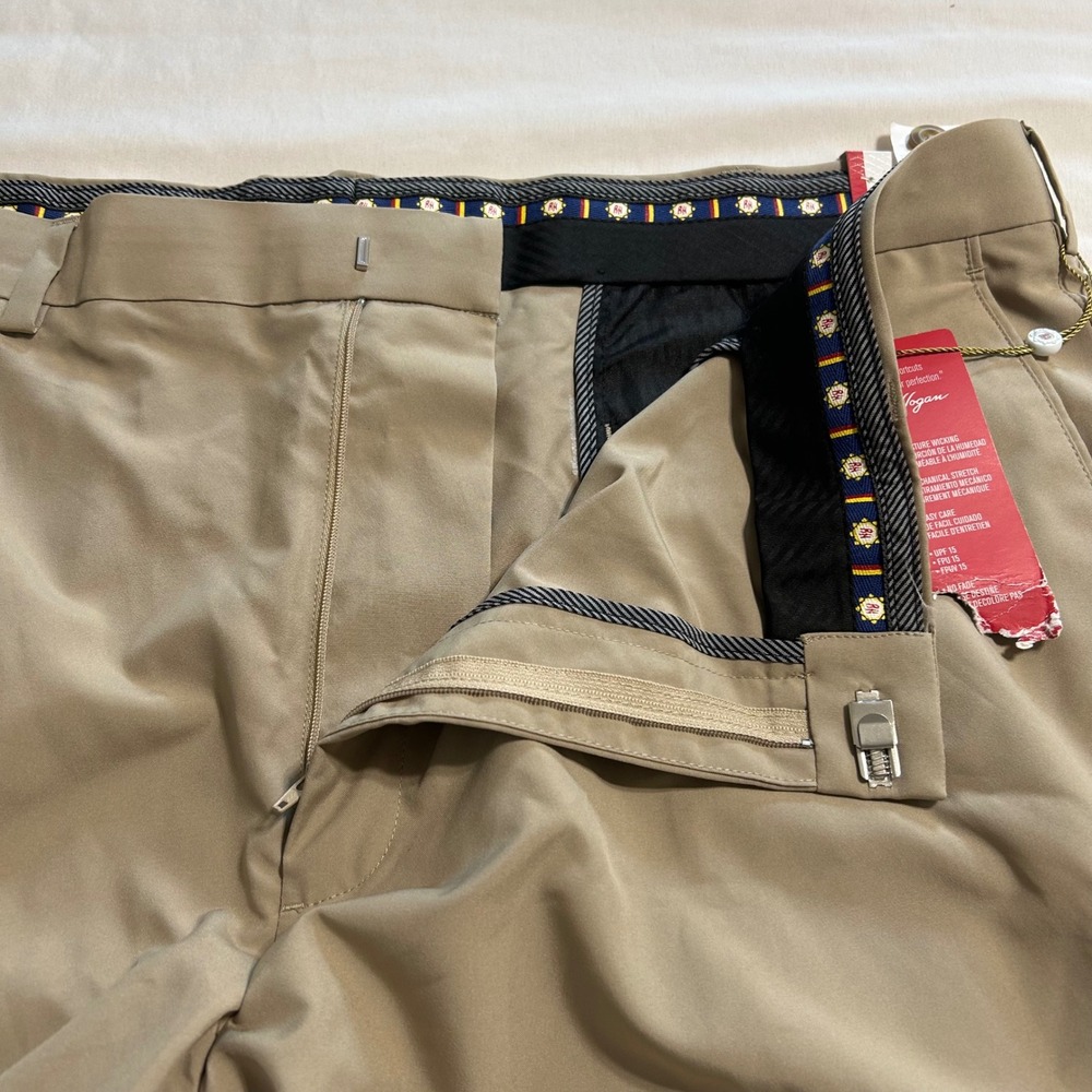 Ben Hogan Mens Performance Golf Shorts Chinchilla Beige 42 BGBF40E2DS NWT - Picture 5 of 10
